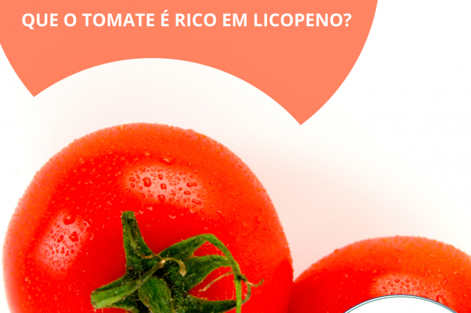 Você sabia que o tomate é rico em licopeno?